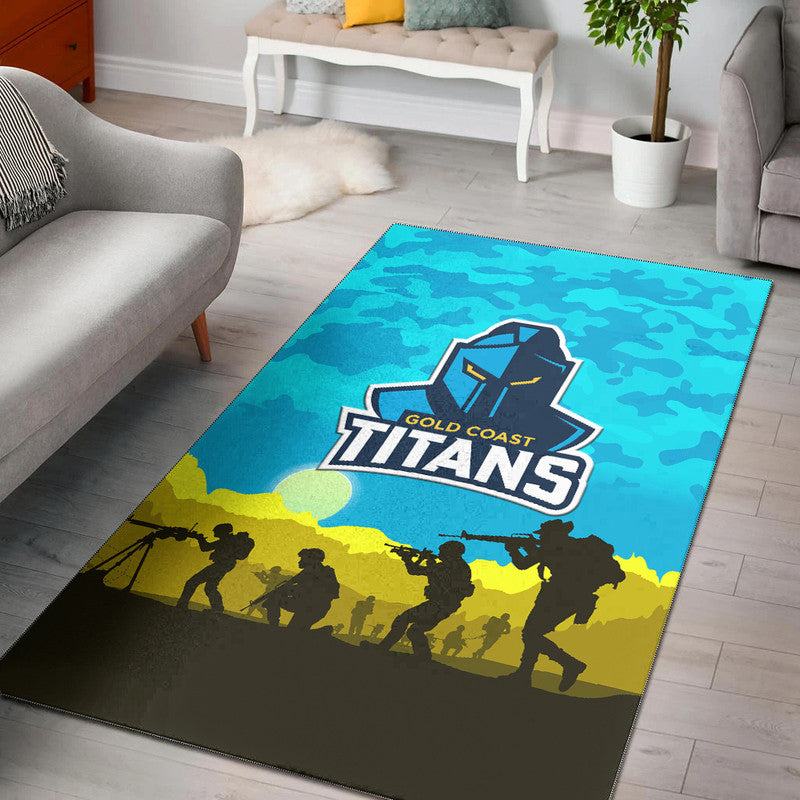 gold-coast-titans-anzac-2022-area-rug-simple-style