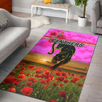 penrith-panthers-anzac-2022-area-rug-poppy-flowers-vibes-pink