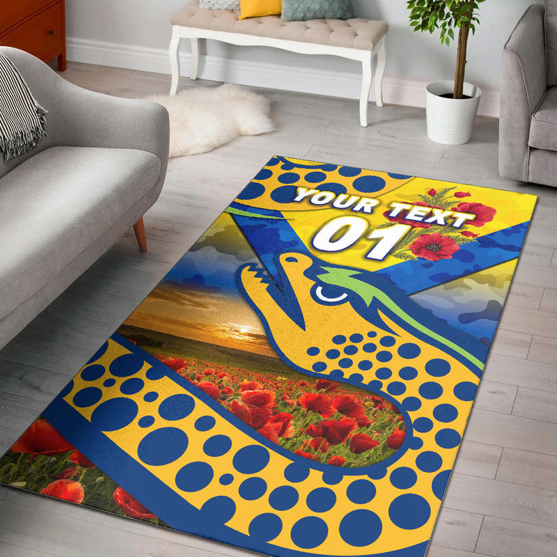 custom-personalised-parramatta-eels-anzac-2022-area-rug-poppy-flowers-vibes-gold