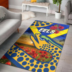 parramatta-eels-anzac-2022-area-rug-poppy-flowers-vibes-blue