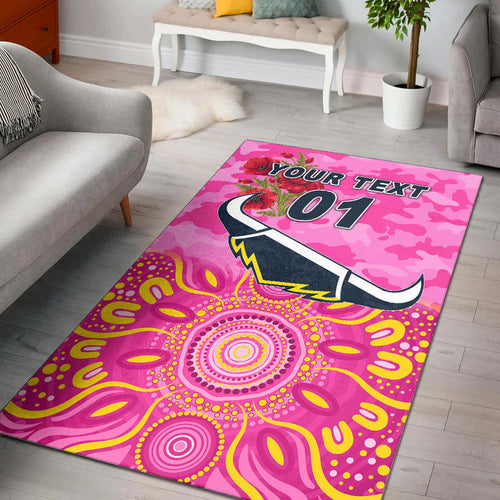 custom-personalised-north-queensland-cowboys-anzac-2022-area-rug-indigenous-vibes-pink
