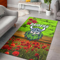 canberra-raiders-anzac-2022-area-rug-poppy-flowers-vibes