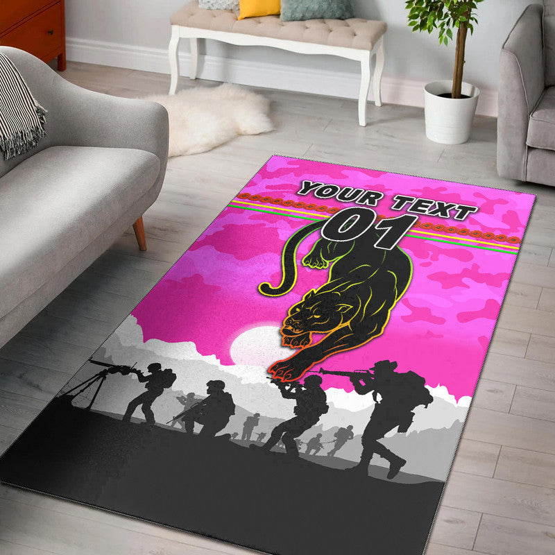 custom-personalised-penrith-panthers-anzac-2022-area-rug-simple-style-pink