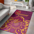 brisbane-broncos-anzac-2022-area-rug-indigenous-vibes