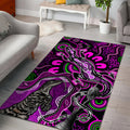 aboriginal-lizard-area-rug-pink-color