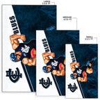 afl-area-rug-blues-fire-style