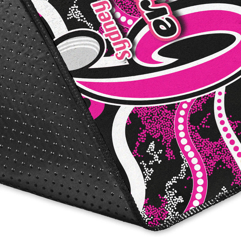 sydney-sixers-area-rug-cricket-dot-aboriginal