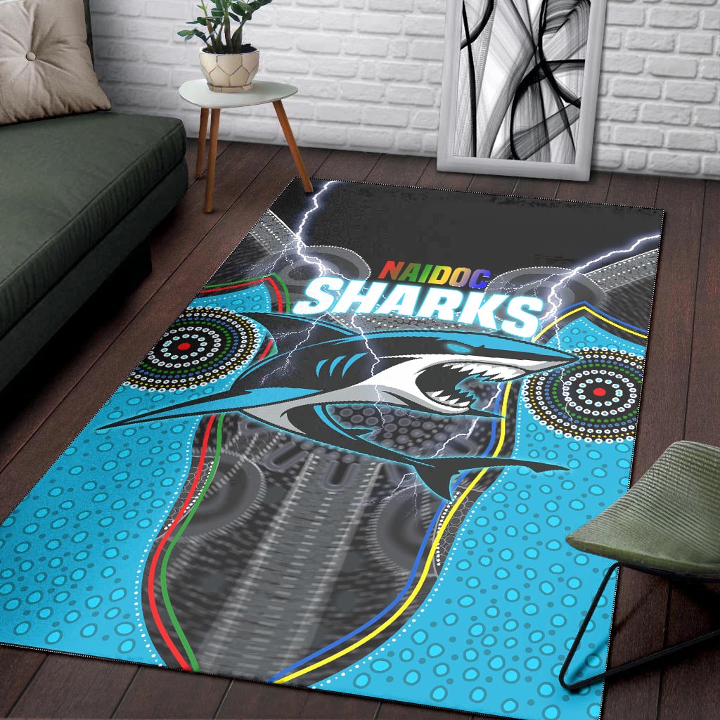 cronulla-sutherland-sharks-area-rug-naidoc-week-special-style