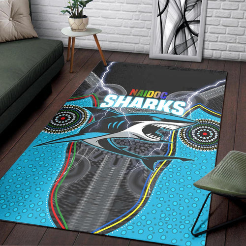 cronulla-sutherland-sharks-area-rug-naidoc-week-special-style