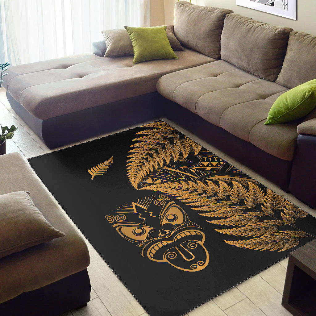 new-zealand-haka-rugby-maori-area-rug-silver-fern-vibes-gold