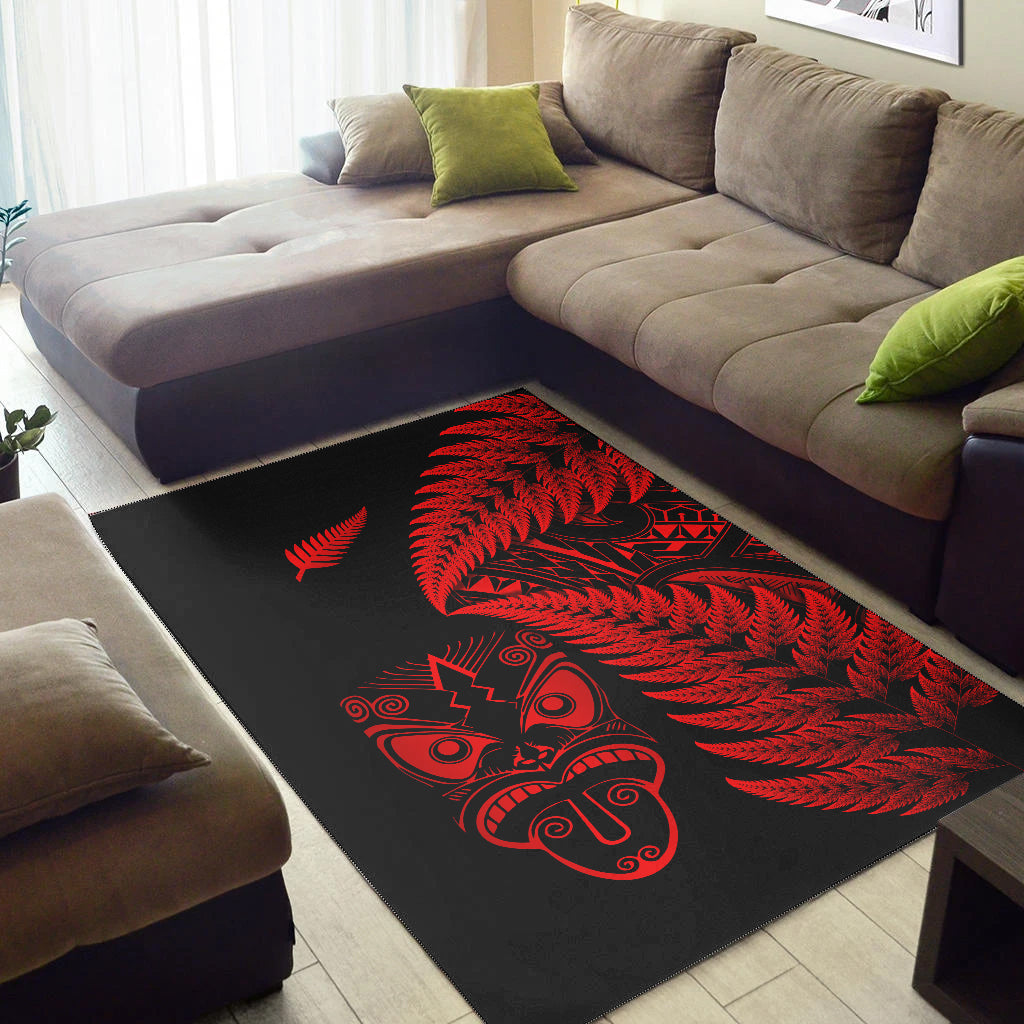 new-zealand-haka-rugby-maori-area-rug-silver-fern-vibes-red