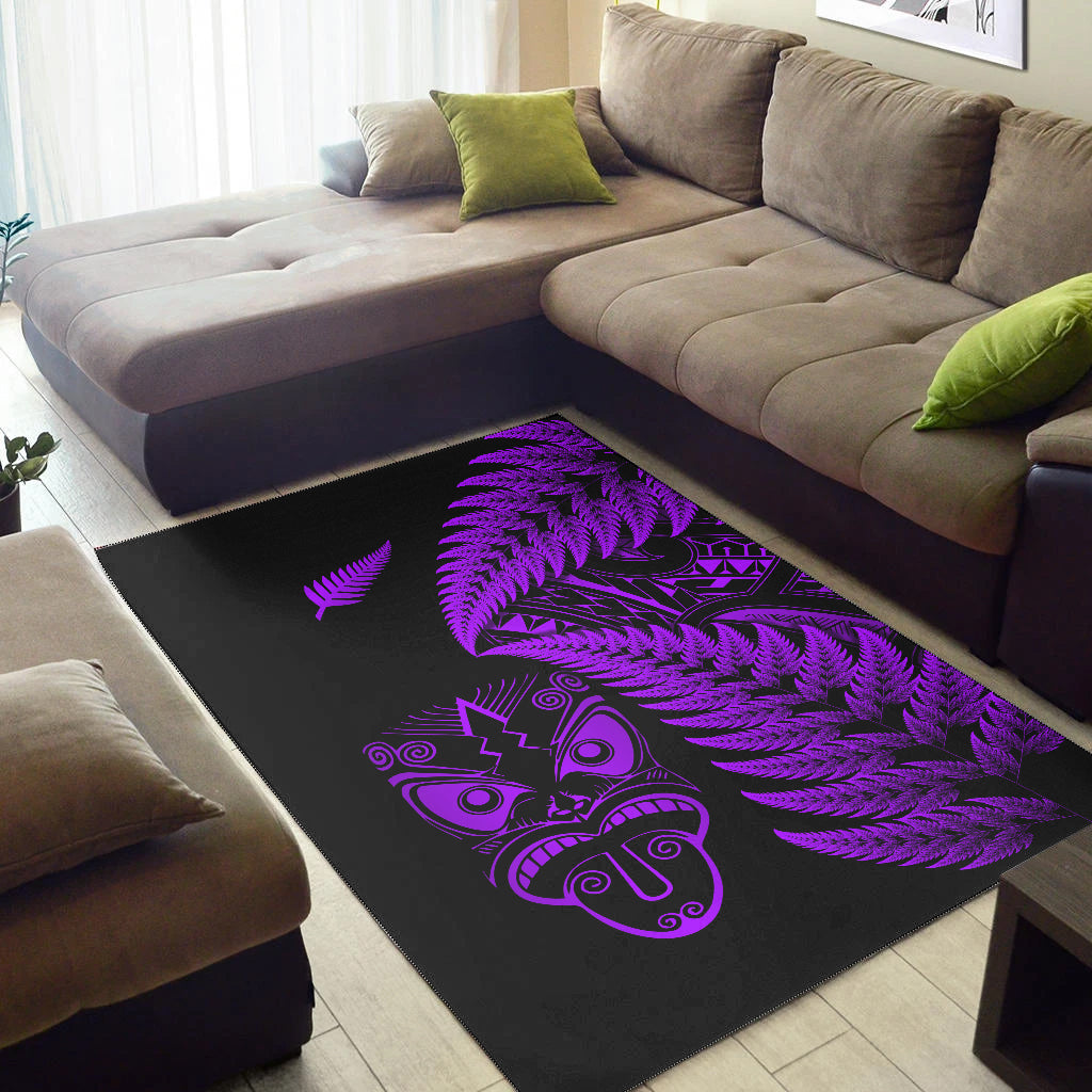new-zealand-haka-rugby-maori-area-rug-silver-fern-vibes-purple