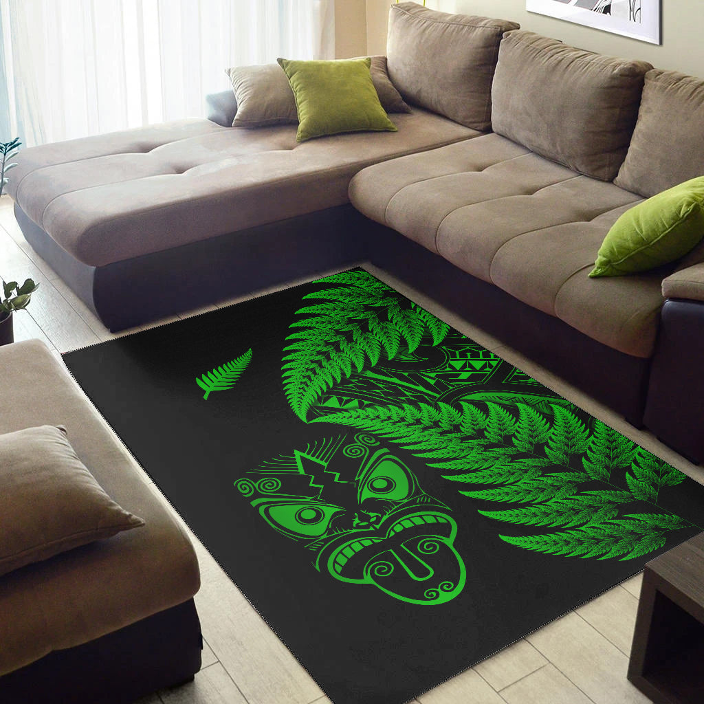 new-zealand-haka-rugby-maori-area-rug-silver-fern-vibes-green