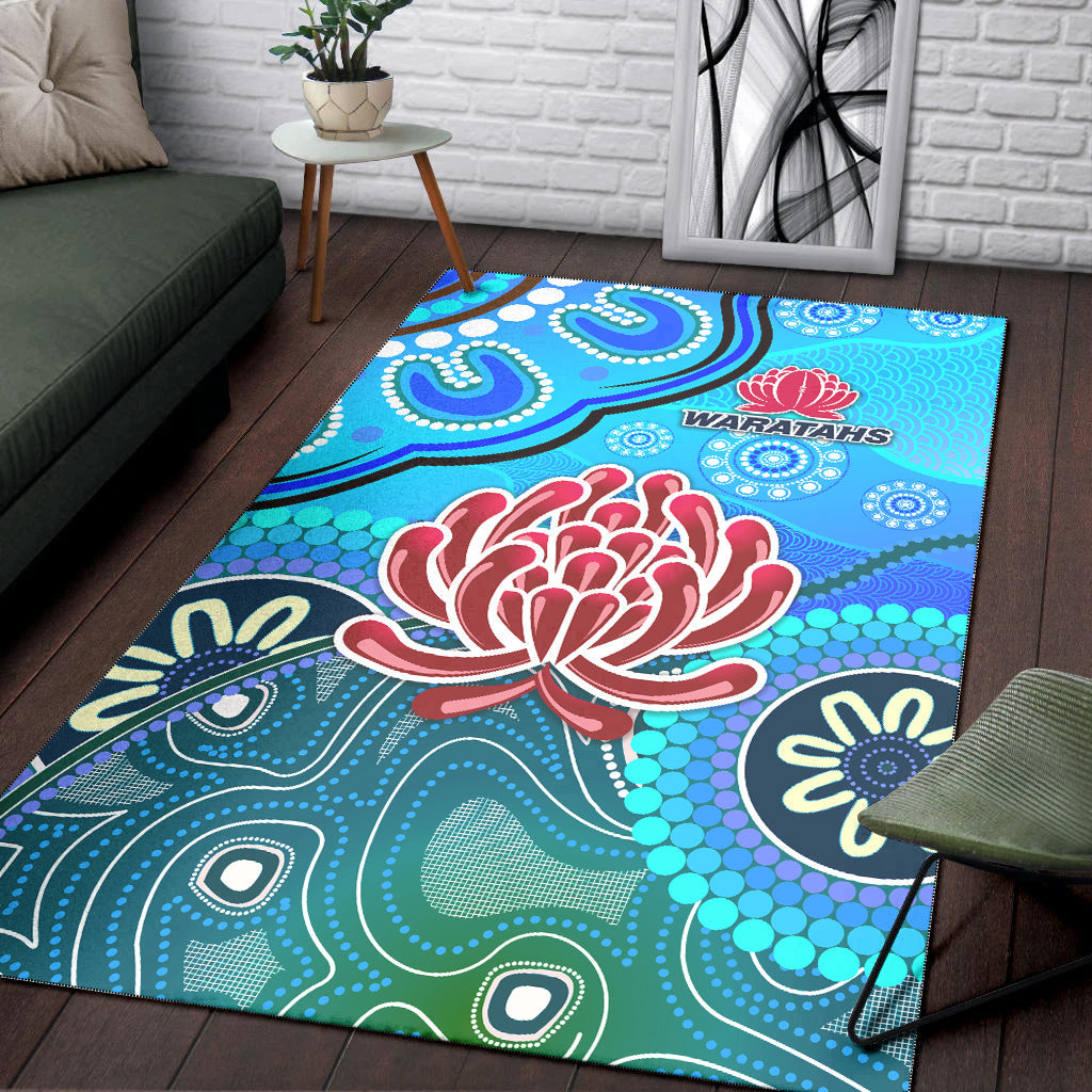new-south-wales-waratahs-aboriginal-area-rug-indigenous-wave-vibes