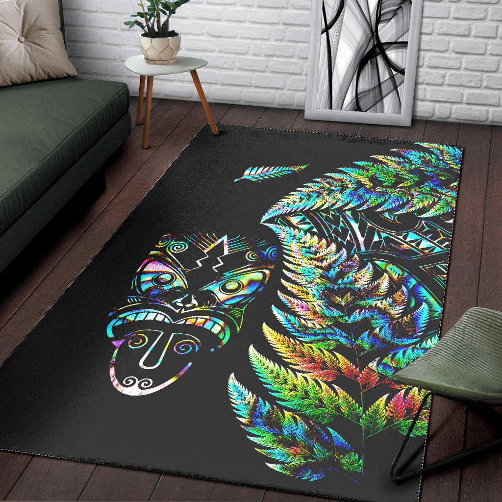 new-zealand-haka-rugby-maori-area-rug-silver-fern-vibes-paua-shell