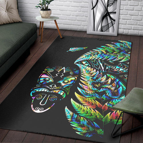 new-zealand-haka-rugby-maori-area-rug-silver-fern-vibes-paua-shell