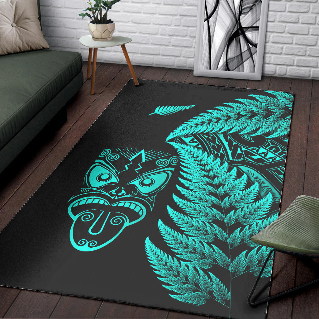 new-zealand-haka-rugby-maori-area-rug-silver-fern-vibes-turquoise