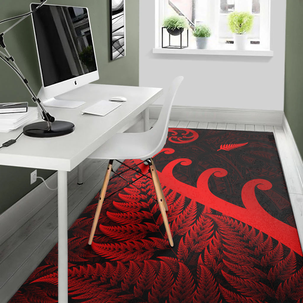 new-zealand-rugby-maori-area-rug-silver-fern-koru-vibes-red