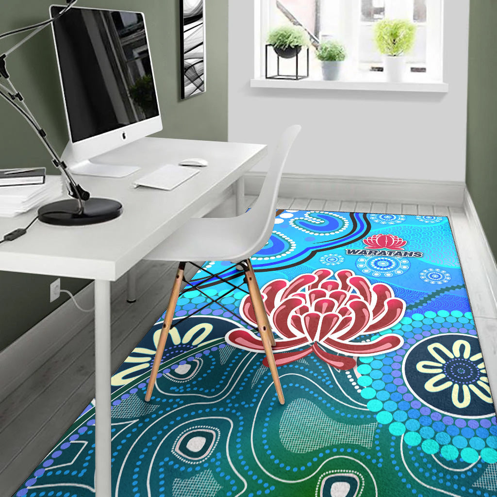 new-south-wales-waratahs-aboriginal-area-rug-indigenous-wave-vibes