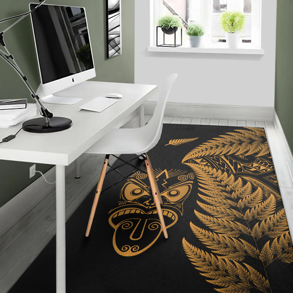 new-zealand-haka-rugby-maori-area-rug-silver-fern-vibes-gold