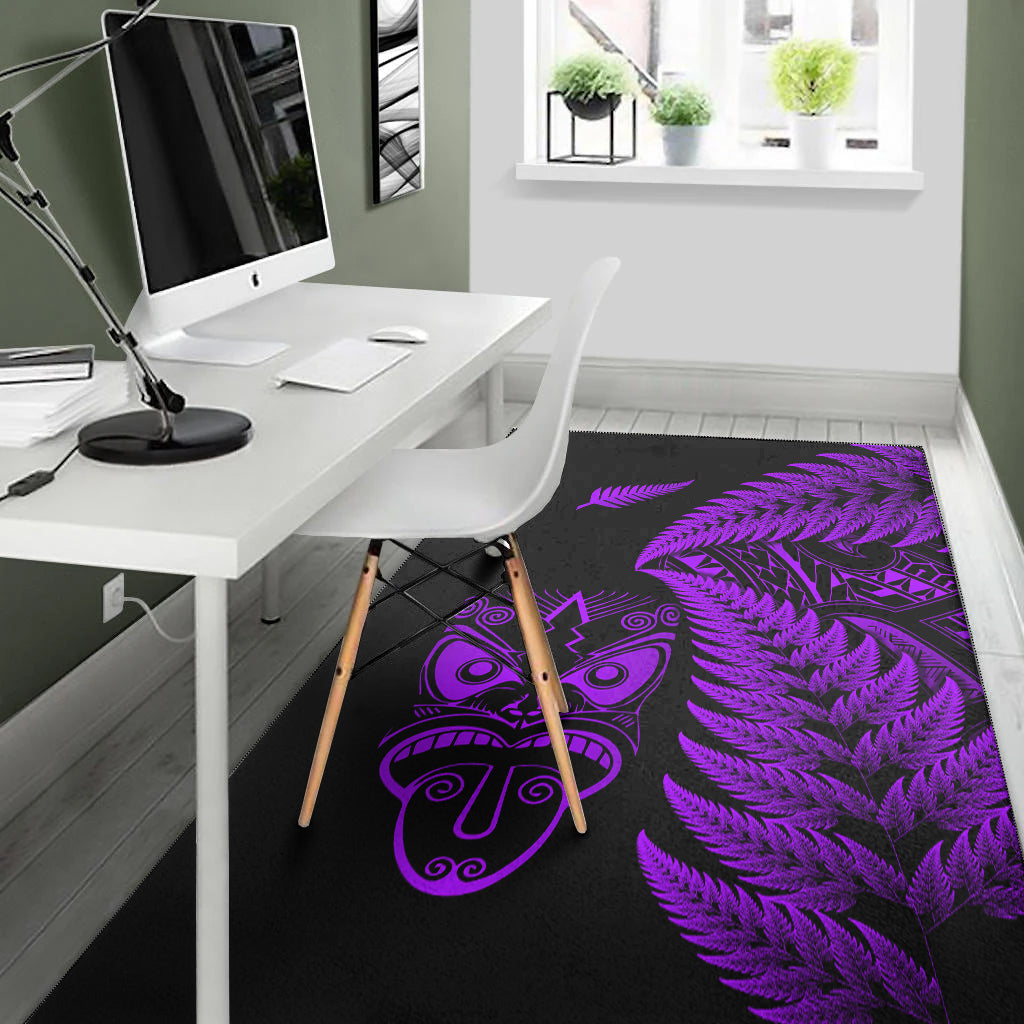 new-zealand-haka-rugby-maori-area-rug-silver-fern-vibes-purple