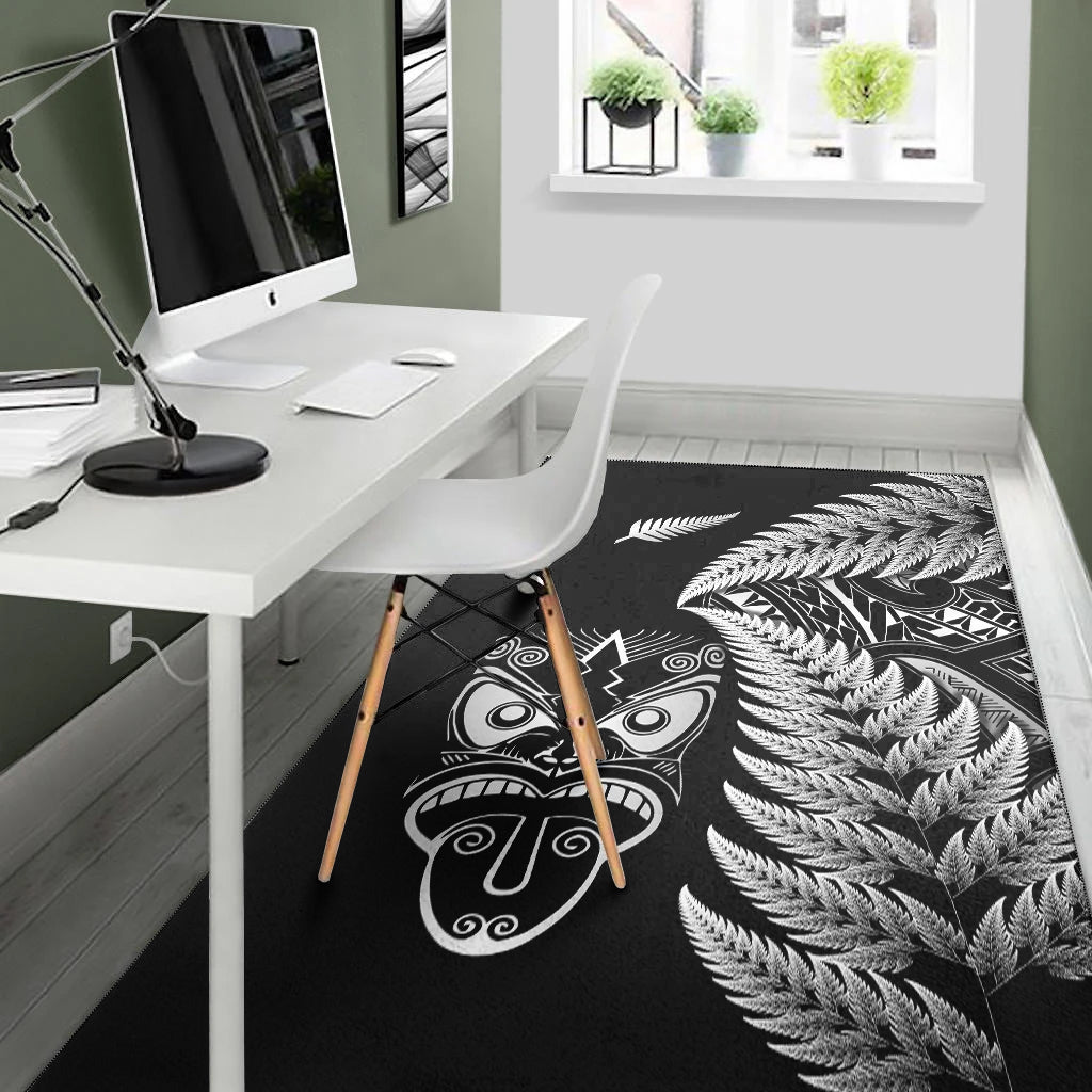 new-zealand-haka-rugby-maori-area-rug-silver-fern-vibes-black