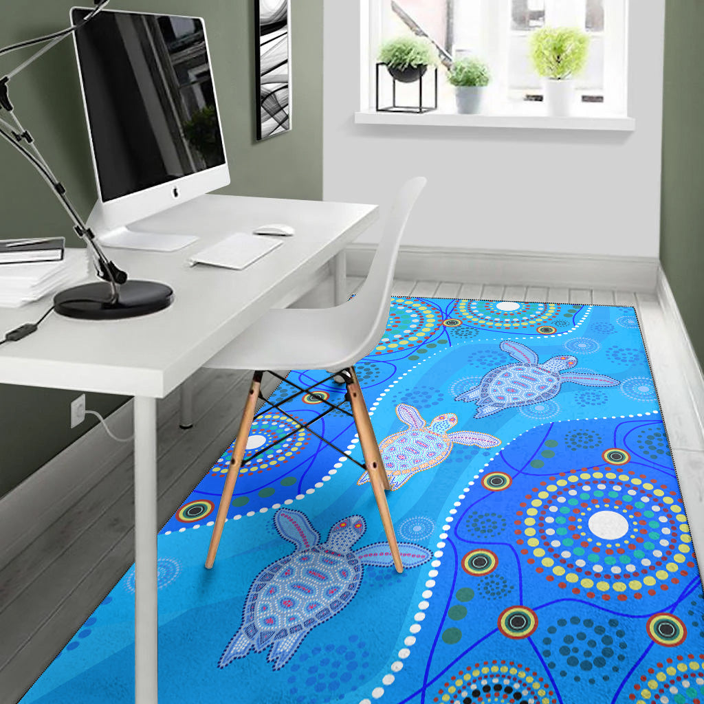 aboriginal-art-turtle-area-rug-indigenous-simple-vibes