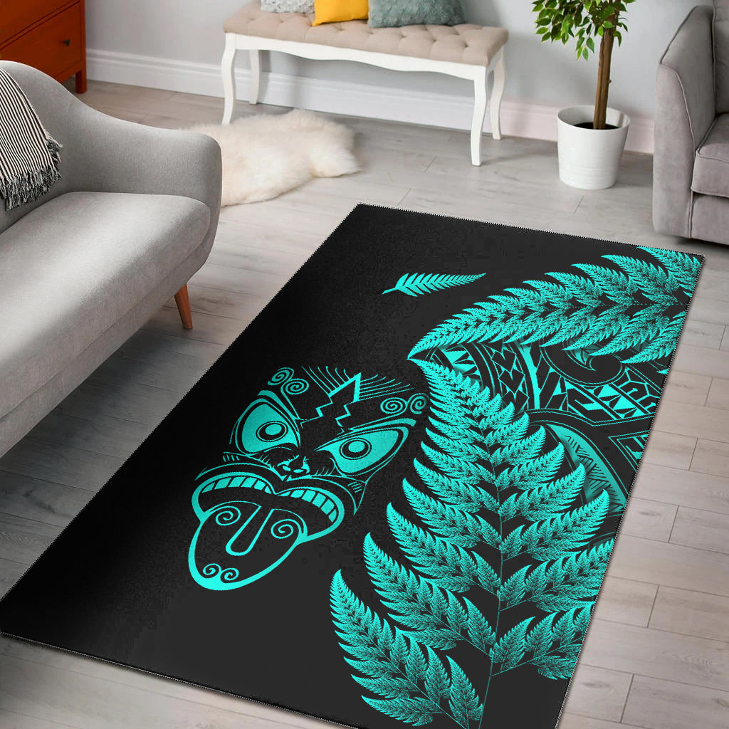 new-zealand-haka-rugby-maori-area-rug-silver-fern-vibes-turquoise