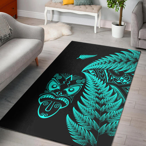 new-zealand-haka-rugby-maori-area-rug-silver-fern-vibes-turquoise