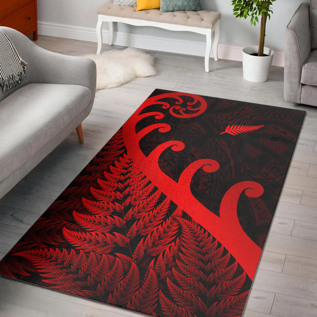 new-zealand-rugby-maori-area-rug-silver-fern-koru-vibes-red