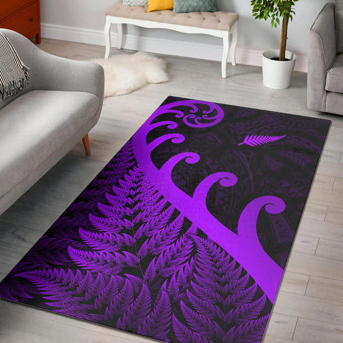 new-zealand-rugby-maori-area-rug-silver-fern-koru-vibes-purple
