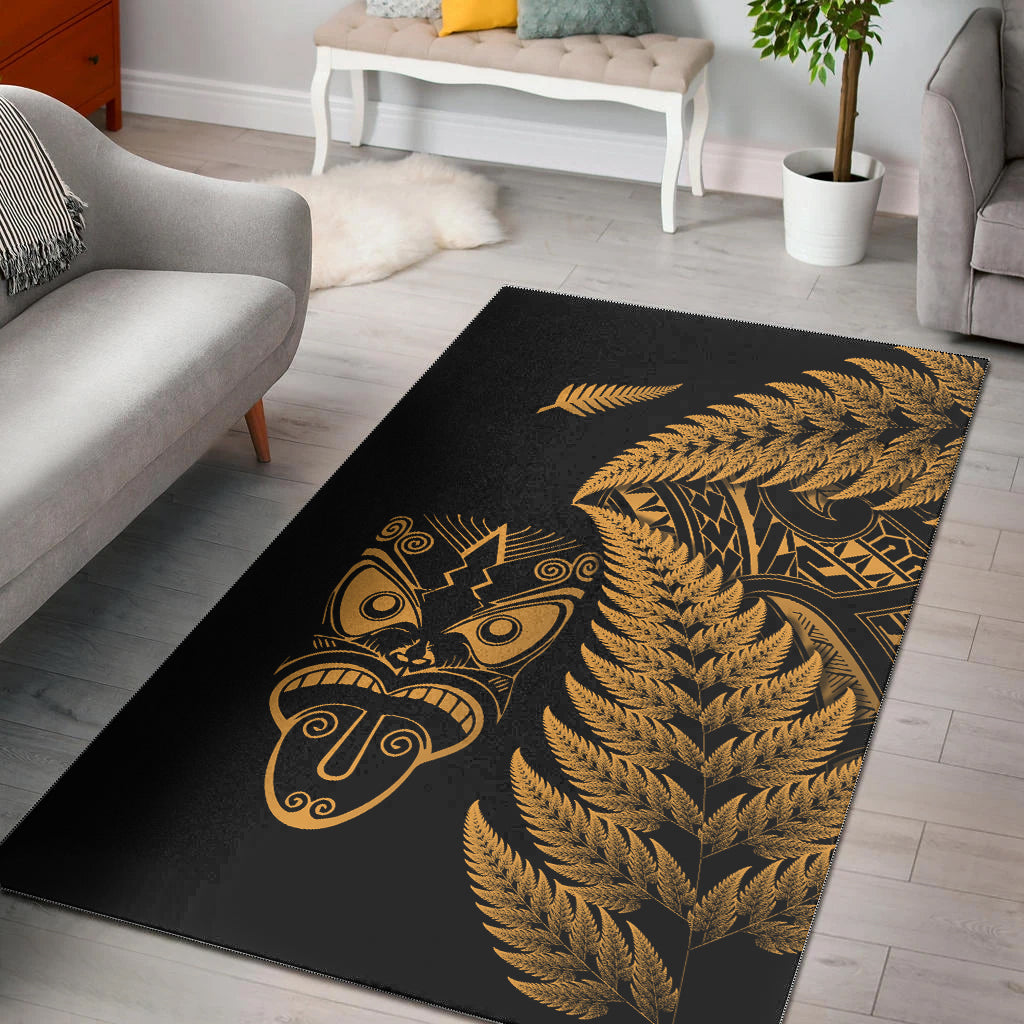 new-zealand-haka-rugby-maori-area-rug-silver-fern-vibes-gold