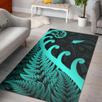 new-zealand-rugby-maori-area-rug-silver-fern-koru-vibes-turquoise
