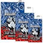 canterbury-bankstown-bulldogs-area-rug-anzac-day-poppy-flowers-with-aboriginal