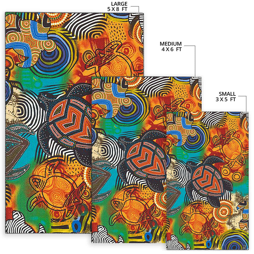 turtle-area-rug-aboriginal-no-3