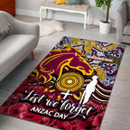 brisbane-broncos-area-rug-anzac-day-poppy-flowers-with-aboriginal
