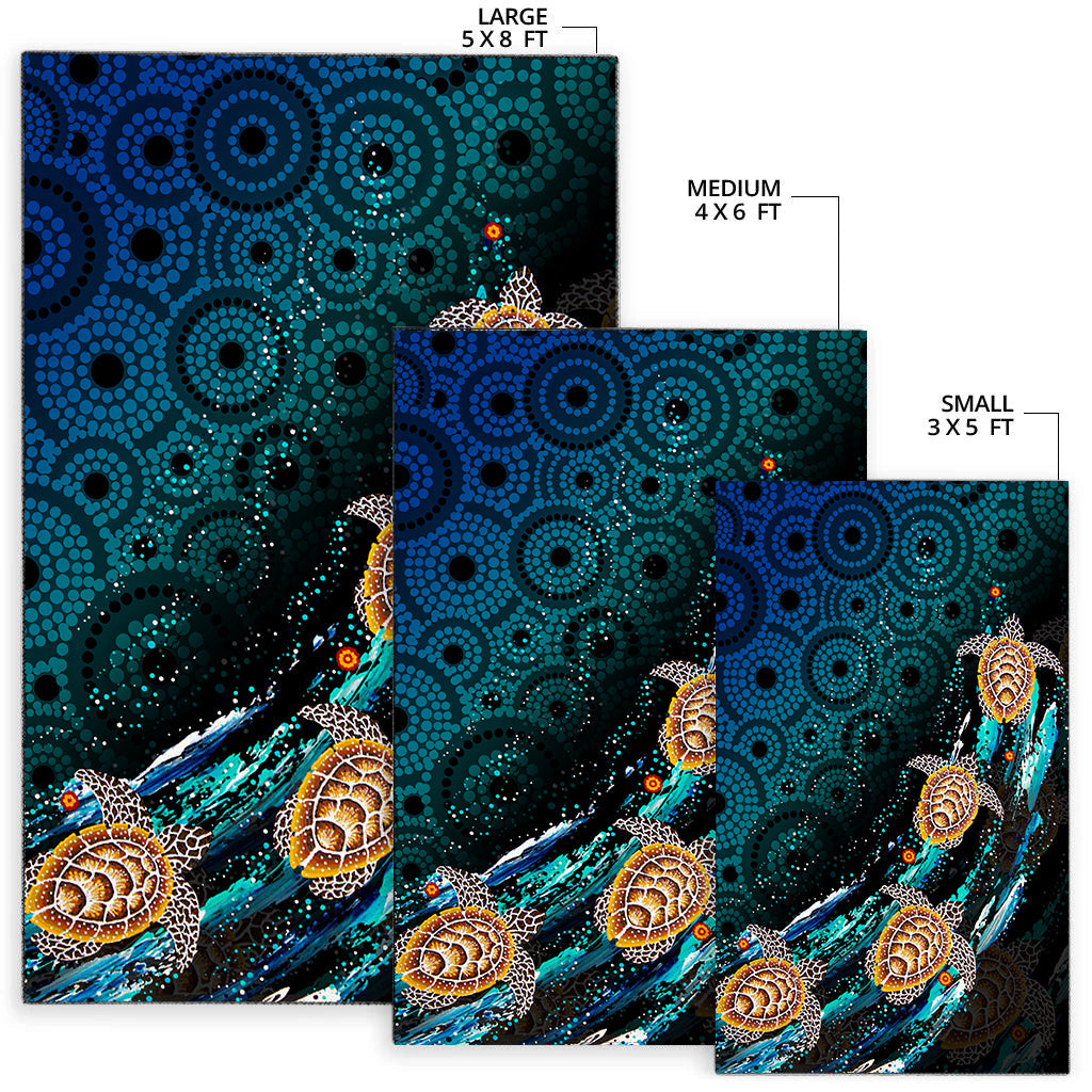 turtle-area-rug-aboriginal-no-4