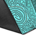 turtle-area-rug-aboriginal-green-style