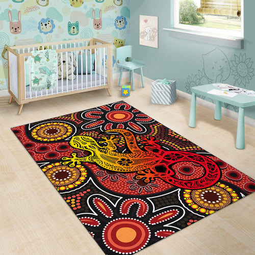 aboriginal-lizard-area-rug