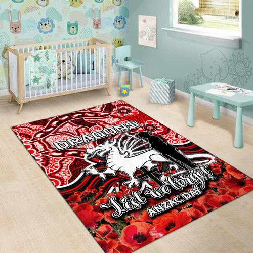 st-george-dragons-area-rug-anzac-day-poppy-flowers-with-aboriginal