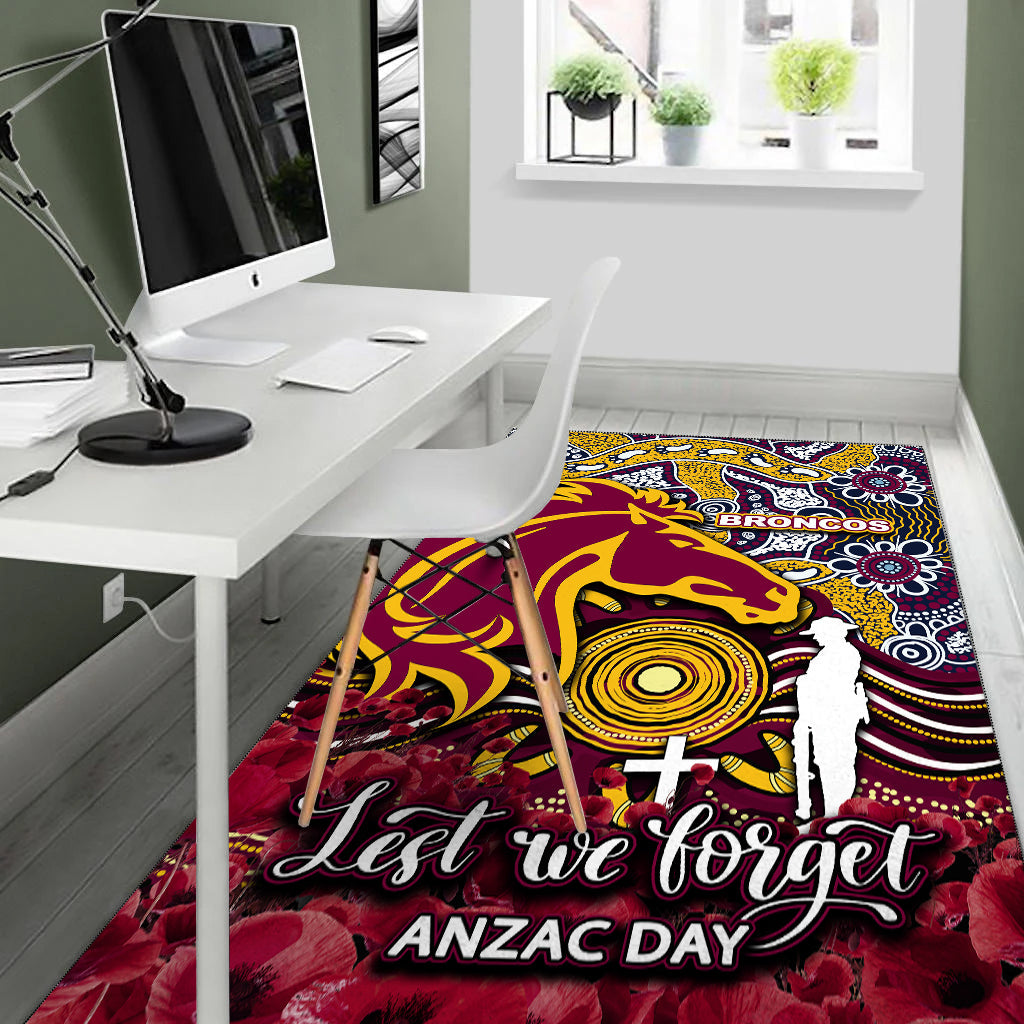 brisbane-broncos-area-rug-anzac-day-poppy-flowers-with-aboriginal