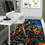 Aboriginal Lizard Tribal Area Rug LT6