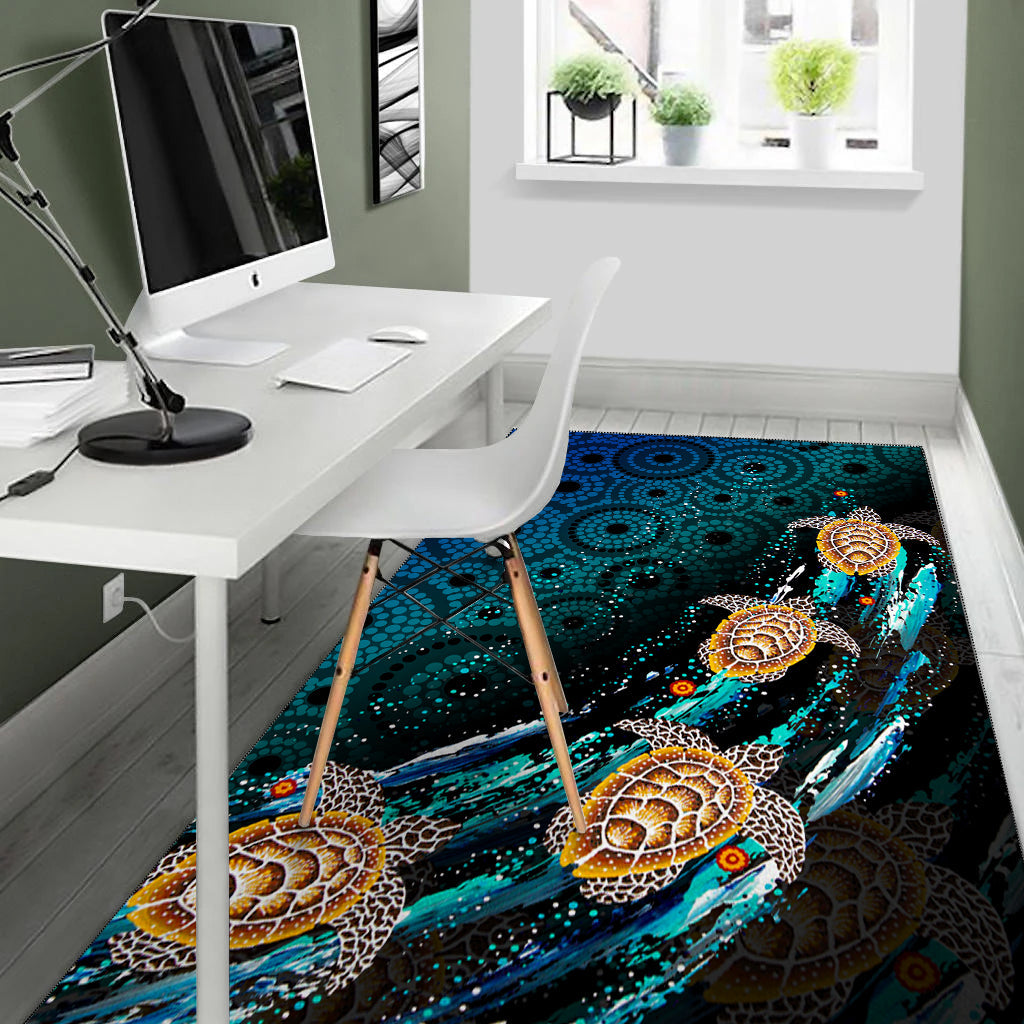turtle-area-rug-aboriginal-no-4