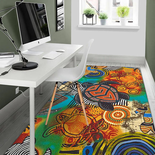 turtle-area-rug-aboriginal-no-3