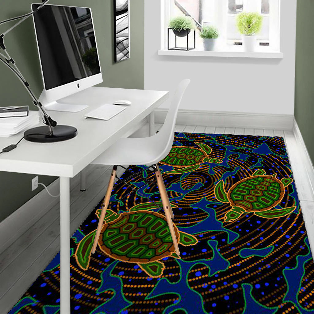 turtle-area-rug-aboriginal-no-2
