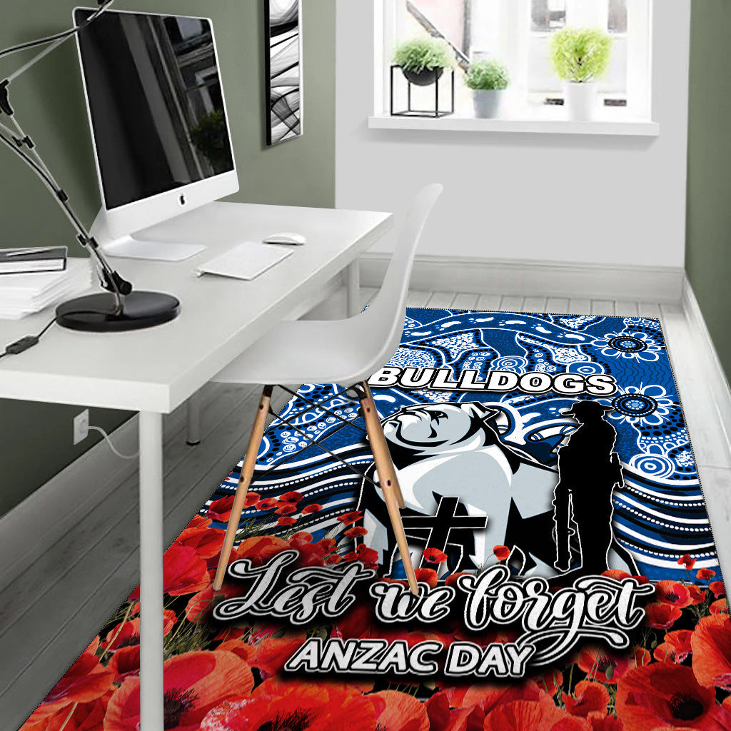 canterbury-bankstown-bulldogs-area-rug-anzac-day-poppy-flowers-with-aboriginal