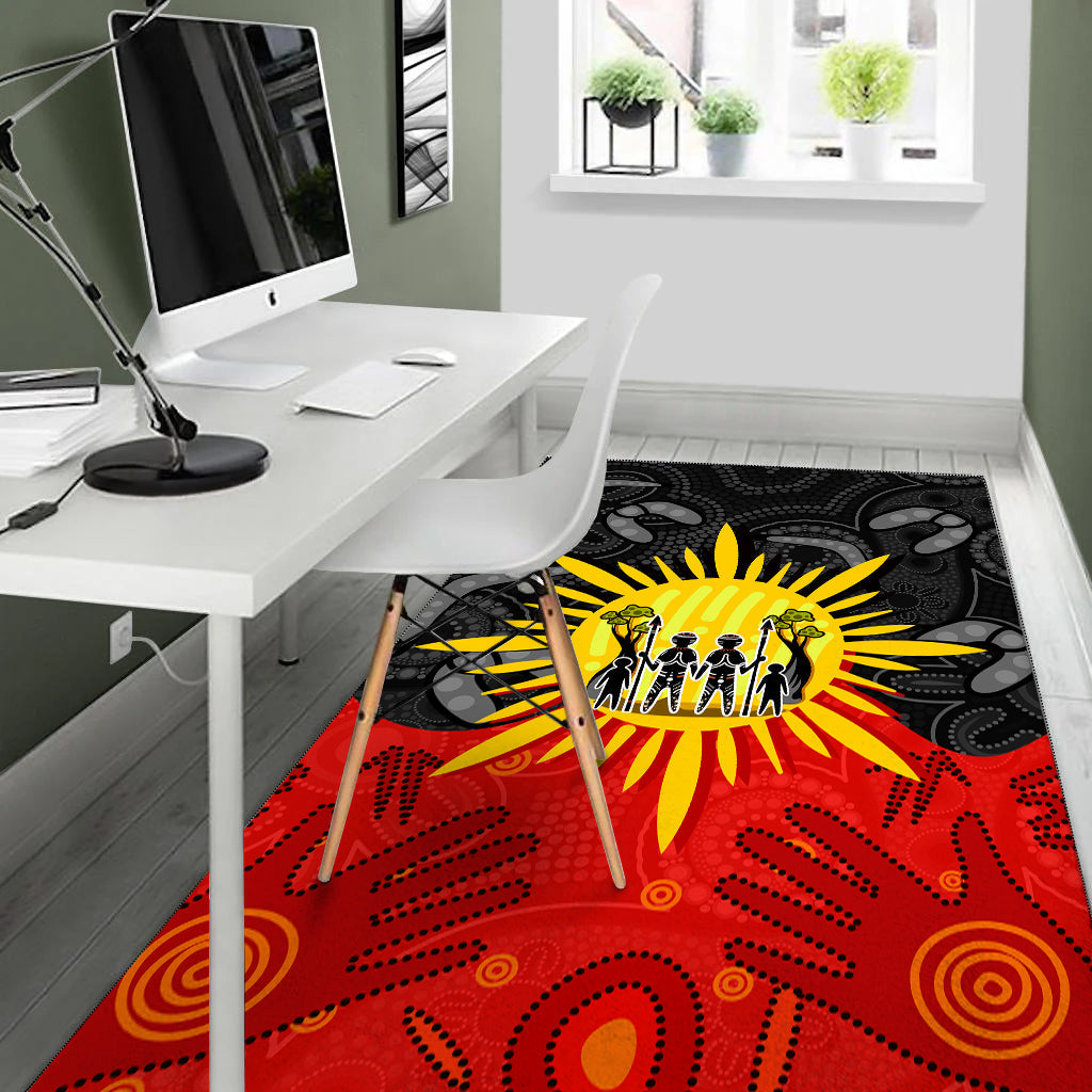 aboriginal-family-area-rug-flag-style