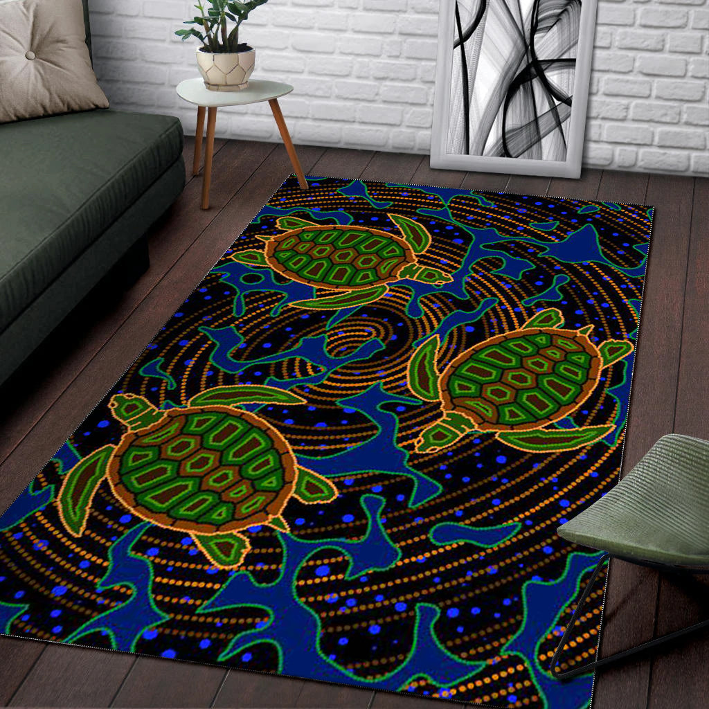 turtle-area-rug-aboriginal-no-2
