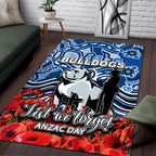 canterbury-bankstown-bulldogs-area-rug-anzac-day-poppy-flowers-with-aboriginal