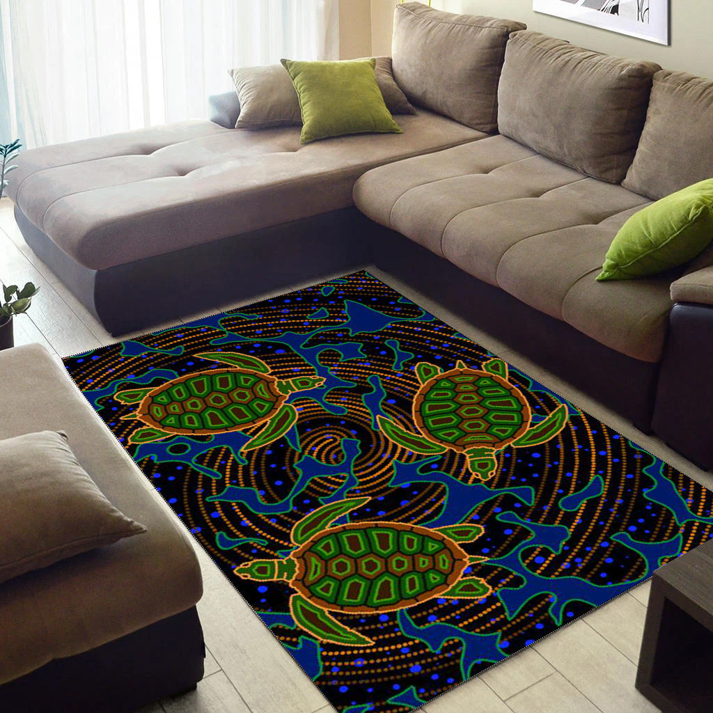 turtle-area-rug-aboriginal-no-2